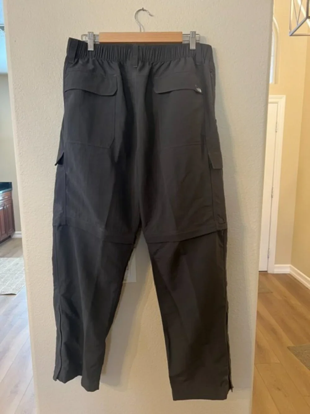 The North Face style material gray